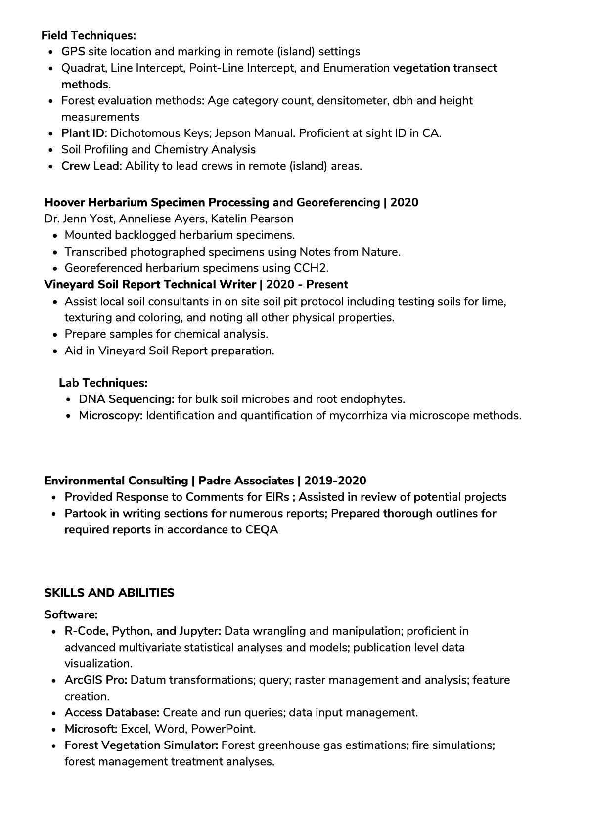 Annie Meeder CV page 12