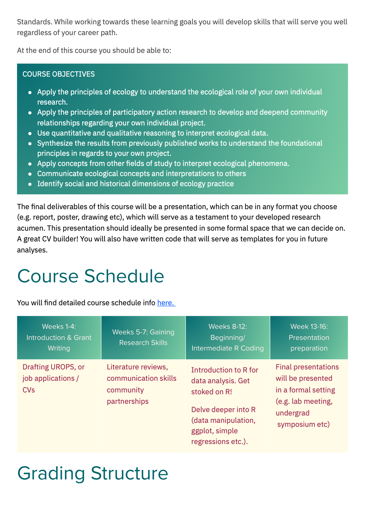 Rooting in Research syllabus page 3